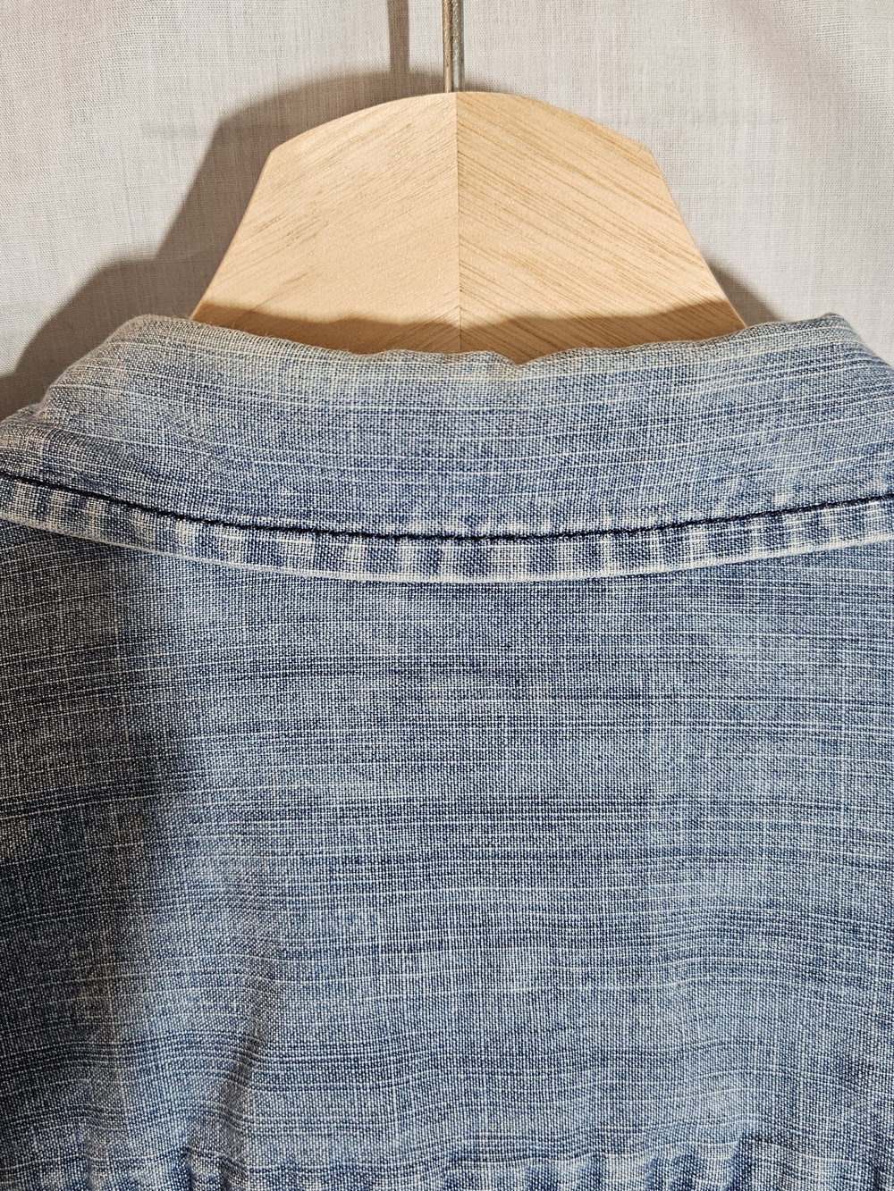 Levi's Light Wash Denim Button-Up Shirt sz L - Picture 7 of 11